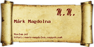 Márk Magdolna névjegykártya